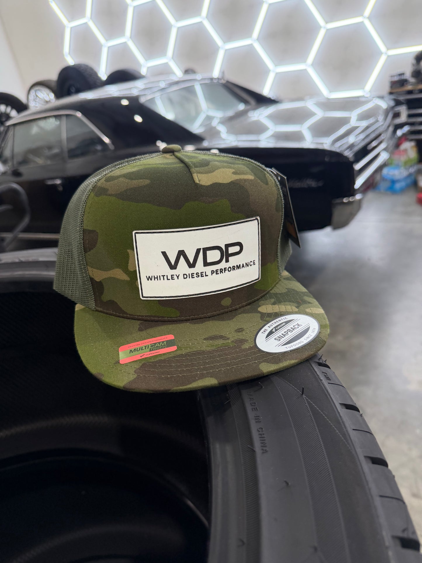 WDP Leather Patch Flat Bill