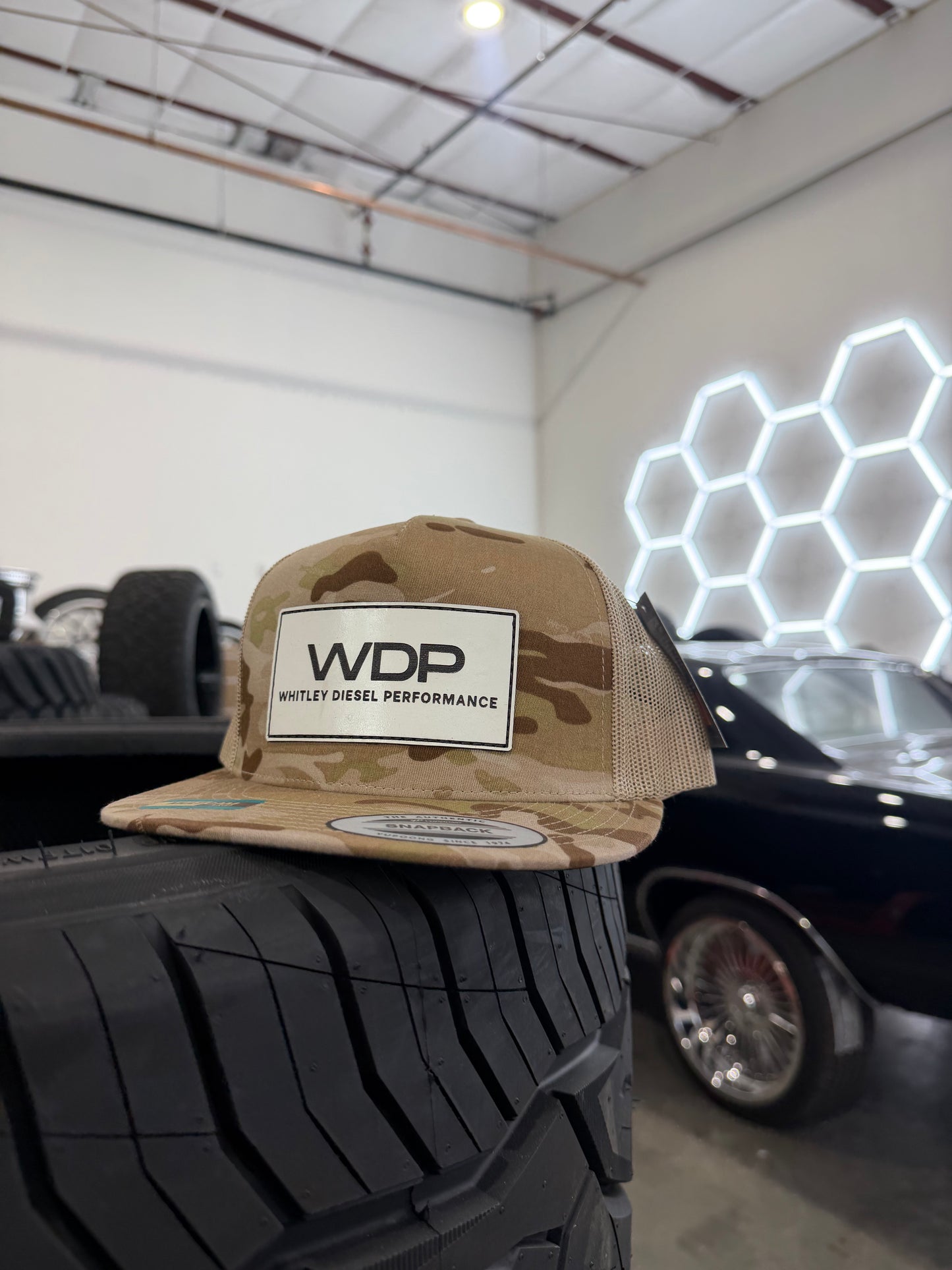 WDP Leather Patch Flat Bill